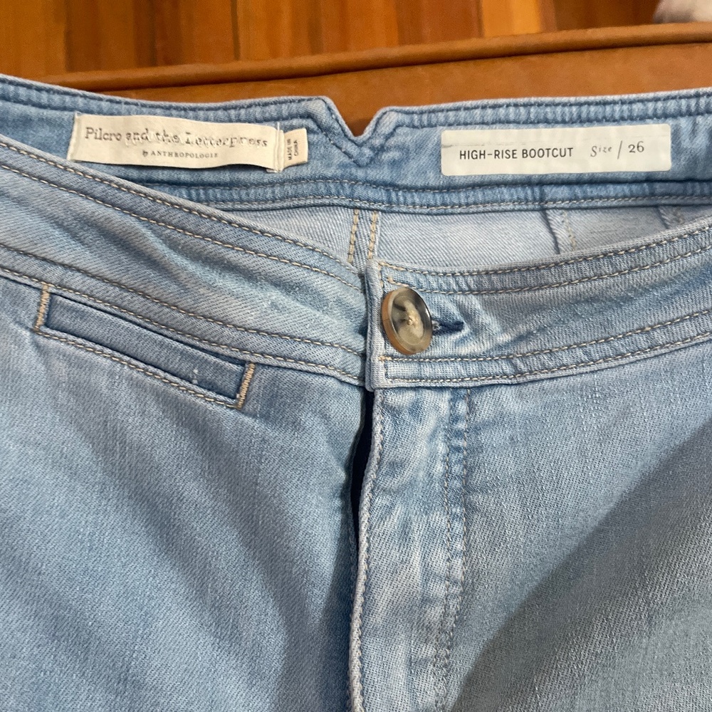 Trouser jeans Anthropologie pilcro